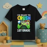 Im Ready To Crush 1st Grade Back To School Video Game Boy Gift Toddler T-Shirt thumb 3