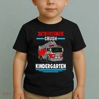 I'm ready to crush kindergarten Firefighter Toddler T-Shirt thumb 2