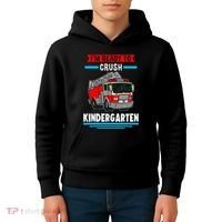 I'm ready to crush kindergarten Firefighter Kids Hoodie thumb 4