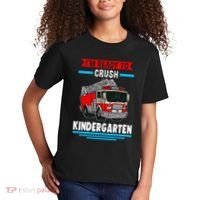 I'm ready to crush kindergarten Firefighter Kids T-Shirt thumb 2