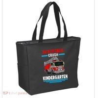 I'm ready to crush kindergarten Firefighter Tote Bag thumb 2
