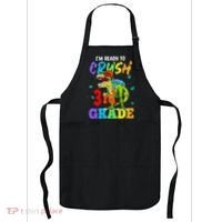 I'm Ready To Crush 3rd Grade Dinosaur Back To School Apron thumb 0
