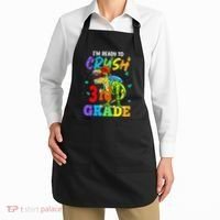 I'm Ready To Crush 3rd Grade Dinosaur Back To School Apron thumb 2