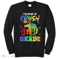 I'm Ready To Crush 3rd Grade Dinosaur Back To School Sweatshirt thumb 0