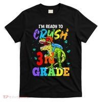 I'm Ready To Crush 3rd Grade Dinosaur Back To School T-Shirt thumb 0