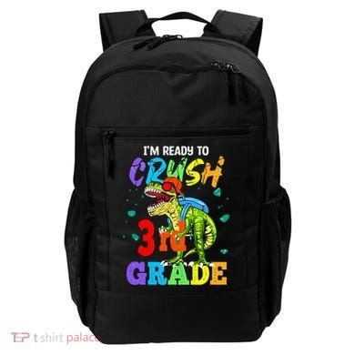 I'm Ready To Crush 3rd Grade Dinosaur Back To School Backpack