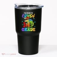 I'm Ready To Crush 3rd Grade Dinosaur Back To School Tumbler thumb 0