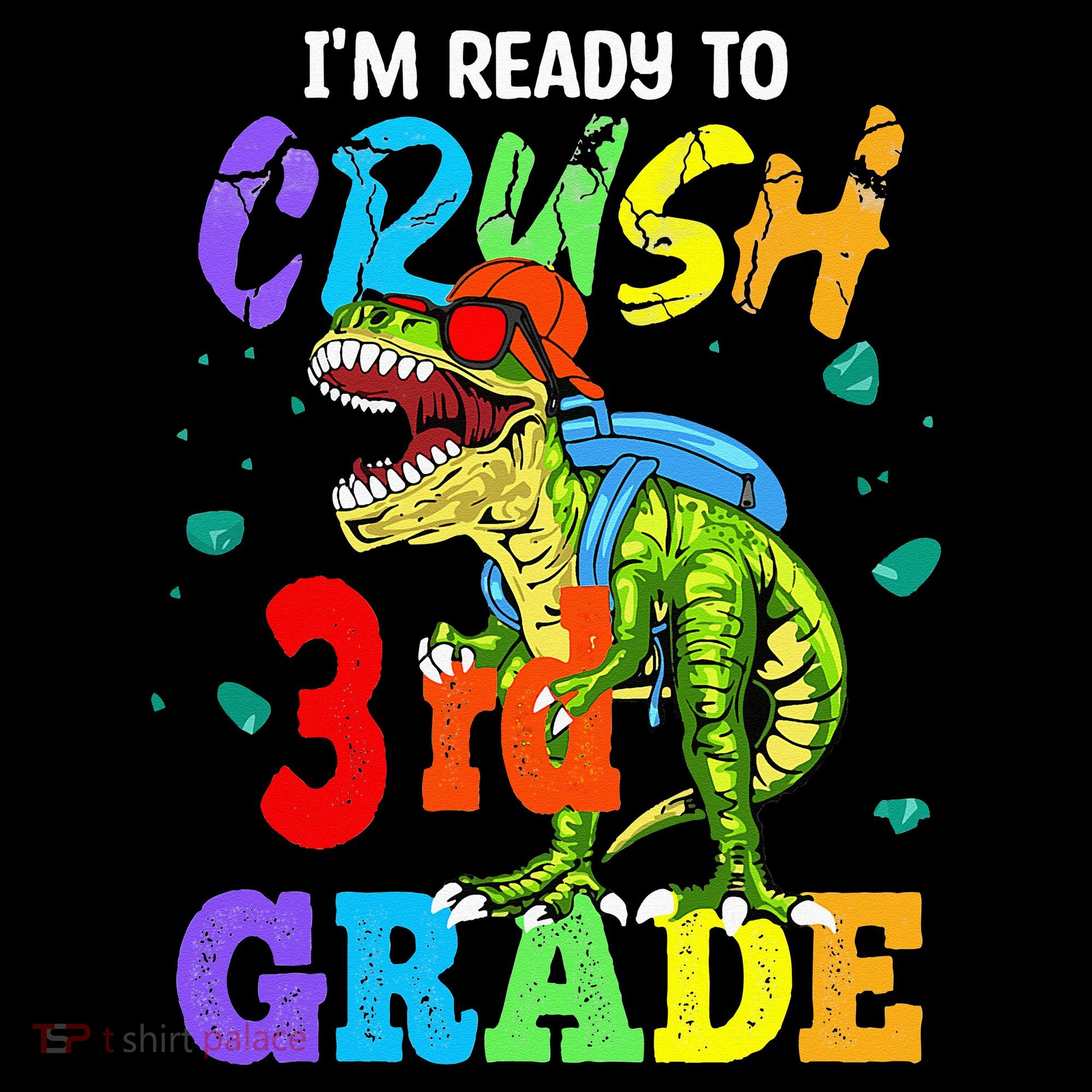 I'm Ready To Crush 3rd Grade Dinosaur Back To School Mousepad