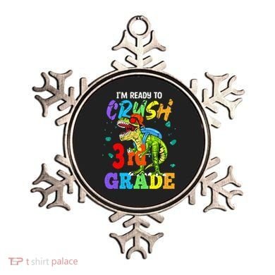 I'm Ready To Crush 3rd Grade Dinosaur Back To School Ornament