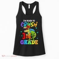 I'm Ready To Crush 3rd Grade Dinosaur Back To School Women's Tank Top thumb 0