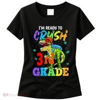 I'm Ready To Crush 3rd Grade Dinosaur Back To School Women's T-Shirt thumb 0