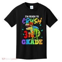 I'm Ready To Crush 3rd Grade Dinosaur Back To School Kids T-Shirt thumb 0