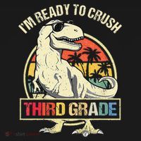 I'm Ready To Crush 3rd Grade Dinosaur T Rex Back To School Visor thumb 3