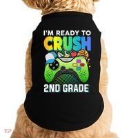 Im Ready To Crush 2nd Grade Back To School Video Game Boy Gift Doggie Tank thumb 0