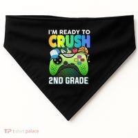 Im Ready To Crush 2nd Grade Back To School Video Game Boy Gift USA-Made Doggie Bandana thumb 0