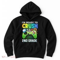 Im Ready To Crush 2nd Grade Back To School Video Game Boy Gift Hoodie thumb 0