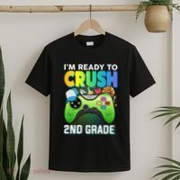 Im Ready To Crush 2nd Grade Back To School Video Game Boy Gift T-Shirt thumb 2