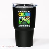Im Ready To Crush 2nd Grade Back To School Video Game Boy Gift Tumbler thumb 0