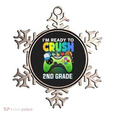 Im Ready To Crush 2nd Grade Back To School Video Game Boy Gift Ornament