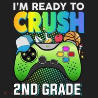 Im Ready To Crush 2nd Grade Back To School Video Game Boy Gift Hat thumb 2