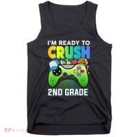 Im Ready To Crush 2nd Grade Back To School Video Game Boy Gift Tank Top thumb 0