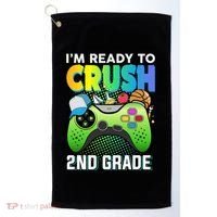 Im Ready To Crush 2nd Grade Back To School Video Game Boy Gift Golf Towel thumb 0