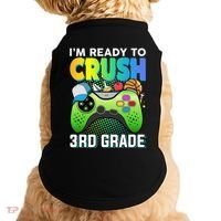 Im Ready To Crush 3rd Grade Back To School Video Game Boy Gift Doggie Tank thumb 0