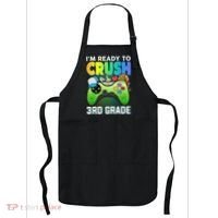 Im Ready To Crush 3rd Grade Back To School Video Game Boy Gift Apron thumb 0