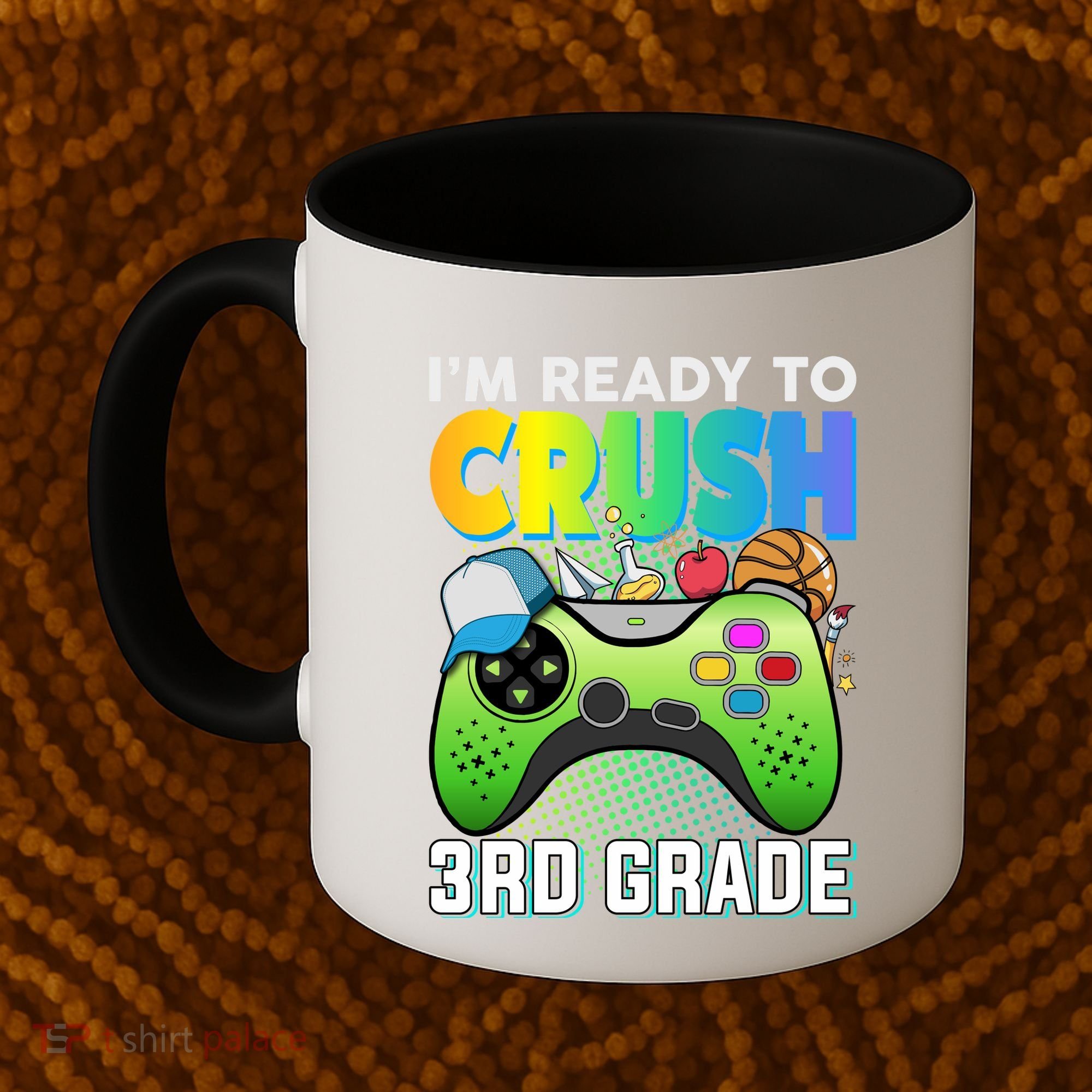 Im Ready To Crush 3rd Grade Back To School Video Game Boy Gift Coffee Mug