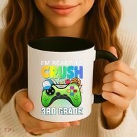 Im Ready To Crush 3rd Grade Back To School Video Game Boy Gift Coffee Mug thumb 3