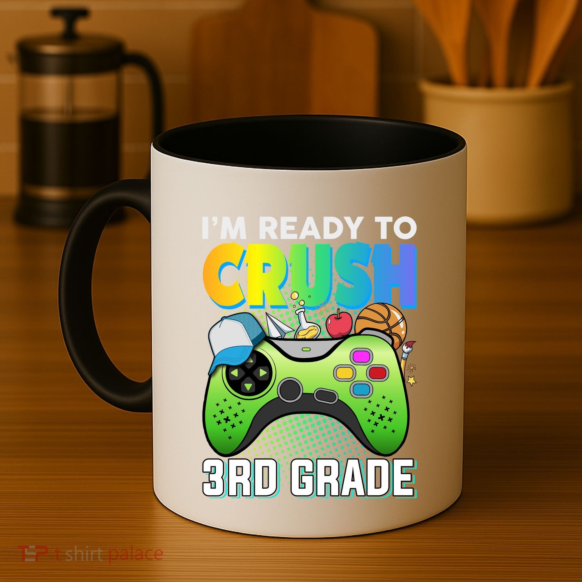 Im Ready To Crush 3rd Grade Back To School Video Game Boy Gift Coffee Mug