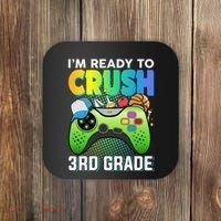 Im Ready To Crush 3rd Grade Back To School Video Game Boy Gift Coaster thumb 0