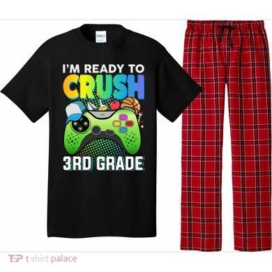 Im Ready To Crush 3rd Grade Back To School Video Game Boy Gift Pajama Set