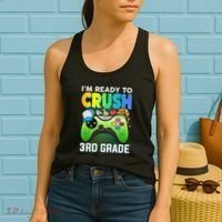 Im Ready To Crush 3rd Grade Back To School Video Game Boy Gift Women's Tank Top thumb 2