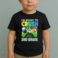 Im Ready To Crush 3rd Grade Back To School Video Game Boy Gift Toddler T-Shirt thumb 2