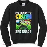 Im Ready To Crush 3rd Grade Back To School Video Game Boy Gift Kids Sweatshirt thumb 0