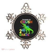 I'm Ready To Crush 2nd Grade Dinosaur Back To School Ornament thumb 0