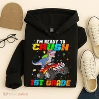I'm Ready To Crush 1st Grade Hoodie thumb 4