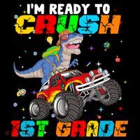 I'm Ready To Crush 1st Grade Hoodie thumb 7
