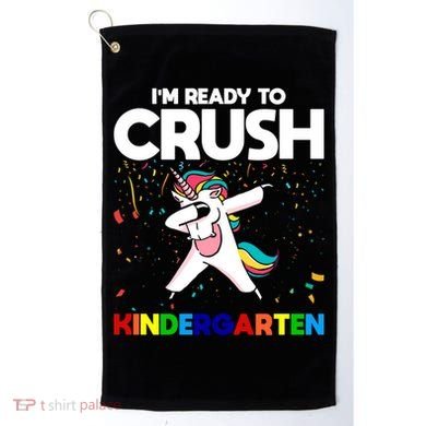 Im Ready To Crush First Grade Eletry School Great Gift Golf Towel