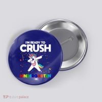 Im Ready To Crush First Grade Eletry School Great Gift Button thumb 0