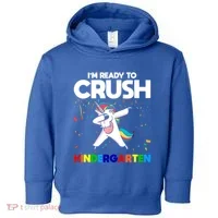 Im Ready To Crush First Grade Eletry School Great Gift Toddler Hoodie thumb 0