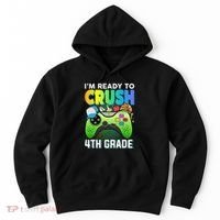 Im Ready To Crush 4th Grade Back To School Video Game Boy Gift Hoodie thumb 0