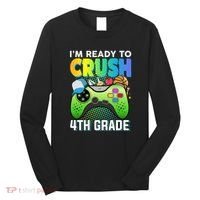 Im Ready To Crush 4th Grade Back To School Video Game Boy Gift Long Sleeve Shirt thumb 0