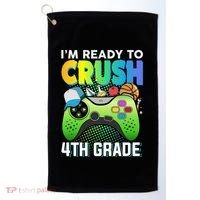 Im Ready To Crush 4th Grade Back To School Video Game Boy Gift Golf Towel thumb 0