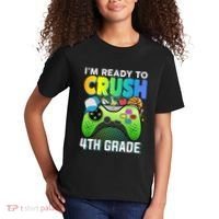 Im Ready To Crush 4th Grade Back To School Video Game Boy Gift Kids T-Shirt thumb 2