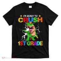 I'm Ready To Crush 1st Grade T Rex Dinosaur Back To School T-Shirt thumb 0