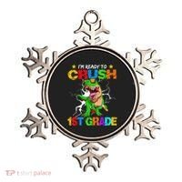I'm Ready To Crush 1st Grade T Rex Dinosaur Back To School Ornament thumb 0