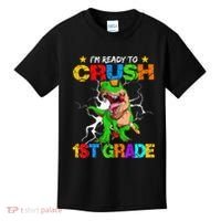 I'm Ready To Crush 1st Grade T Rex Dinosaur Back To School Kids T-Shirt thumb 0