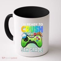 Im Ready To Crush 5th Grade Back To School Video Game Boy Gift Coffee Mug thumb 0